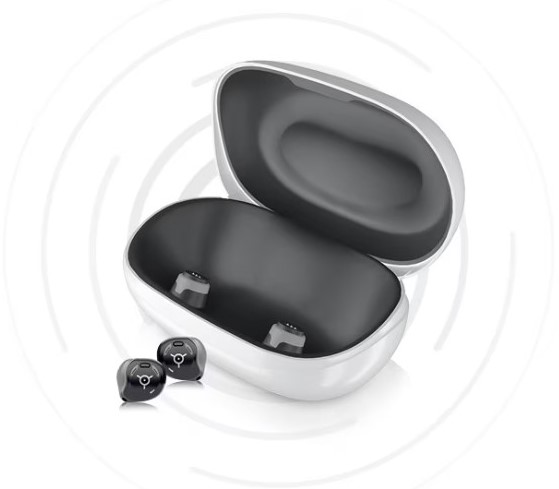 Επαναφορτιζόμενα ακουστικά βαρηκοΐας μέσα στο αυτί